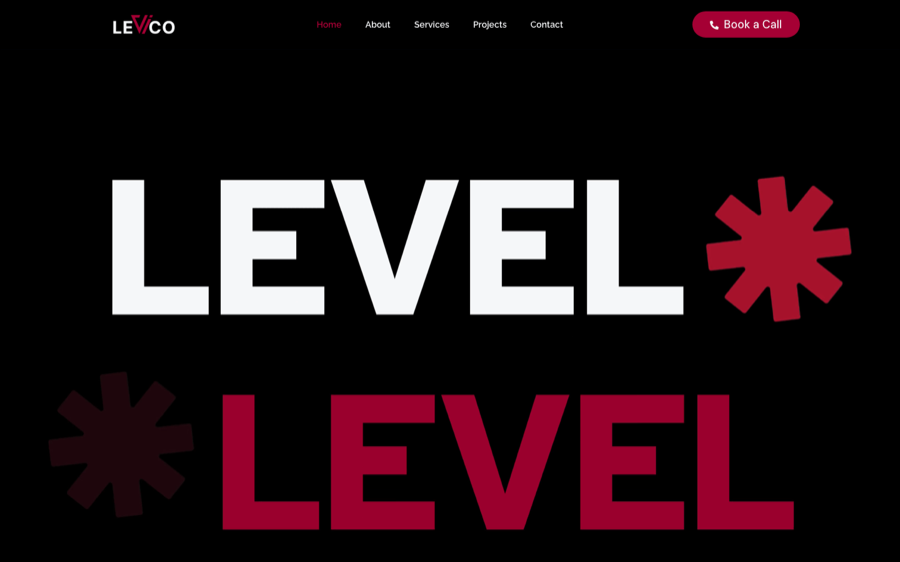 Levico Agency website screenshot